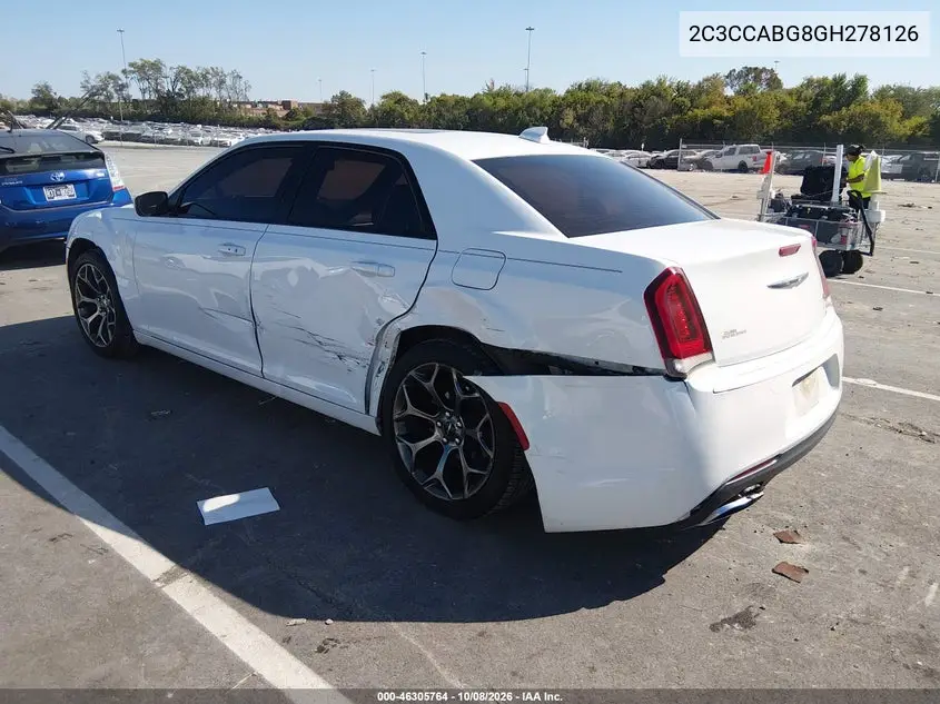 2016 CHRYSLER 300 VIN 2C3CCABG8GH278126 — фото 3