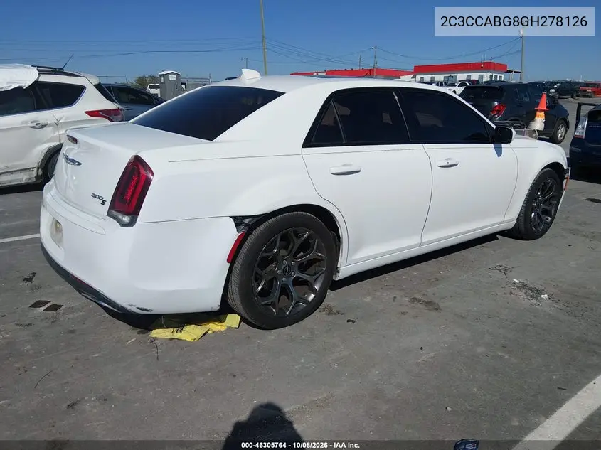 2016 CHRYSLER 300 VIN 2C3CCABG8GH278126 — фото 4