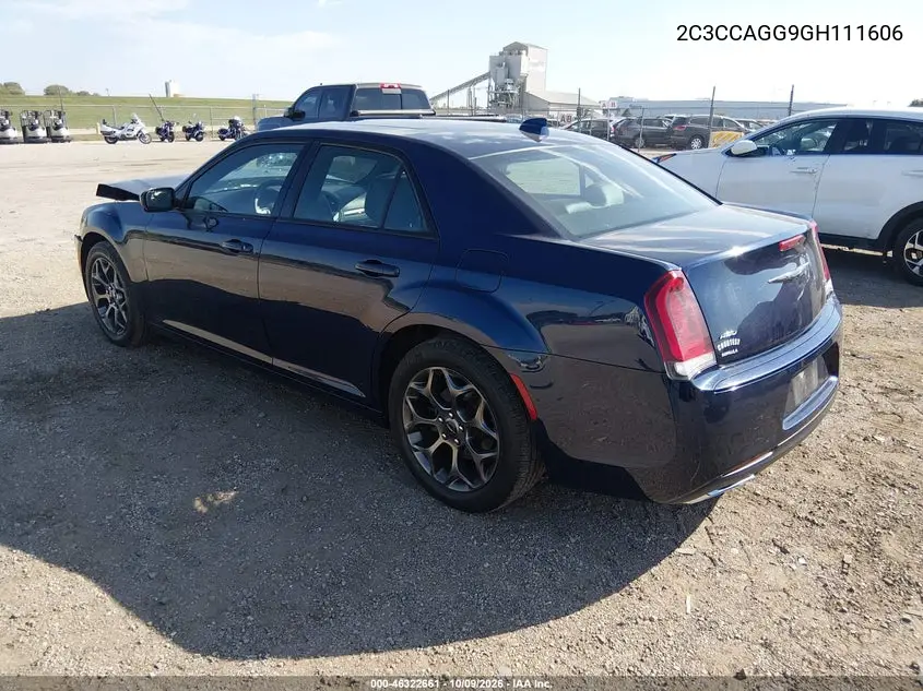 2016 CHRYSLER 300 VIN 2C3CCAGG9GH111606 — фото 3