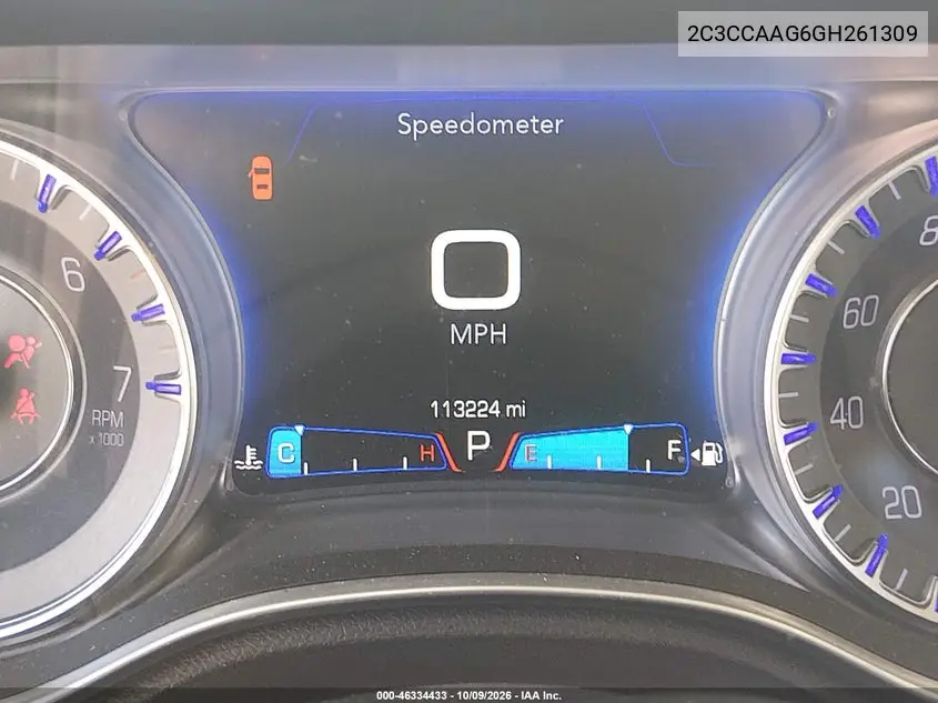 2016 CHRYSLER 300 VIN 2C3CCAAG6GH261309 — фото 15