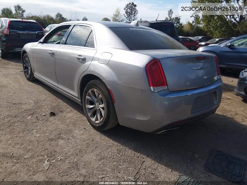 2016 CHRYSLER 300 VIN 2C3CCAAG6GH261309 — фото 3