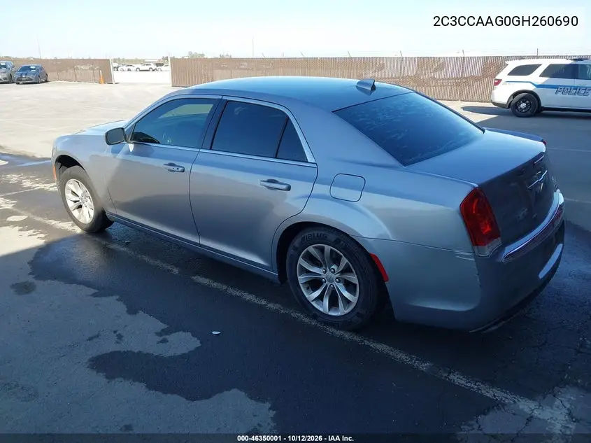 2016 CHRYSLER 300 VIN 2C3CCAAG0GH260690 — фото 3