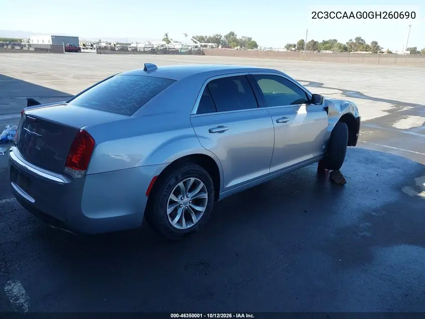 2016 CHRYSLER 300 VIN 2C3CCAAG0GH260690 — фото 4