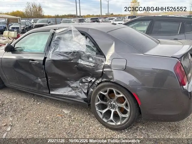 2017 CHRYSLER 300 VIN 2C3CCABG4HH526552 — фото 6