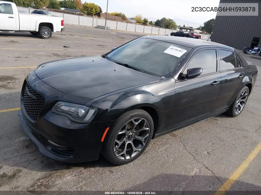 2017 CHRYSLER 300 VIN 2C3CCABG6HH593878 — фото 2