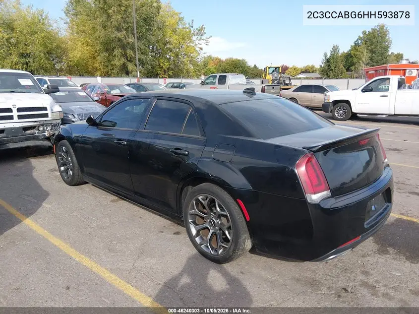 2017 CHRYSLER 300 VIN 2C3CCABG6HH593878 — фото 3