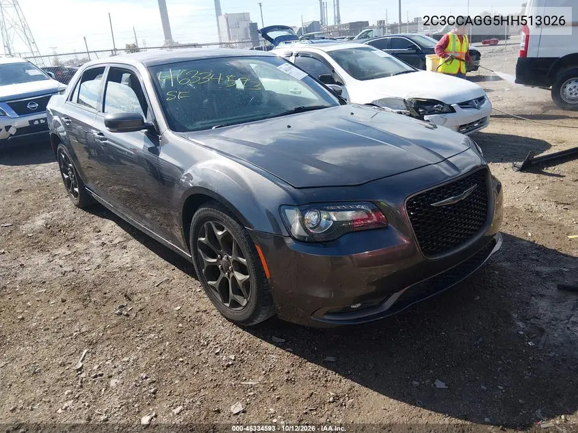 CHRYSLER 300 2017, VIN 2C3CCAGG5HH513026