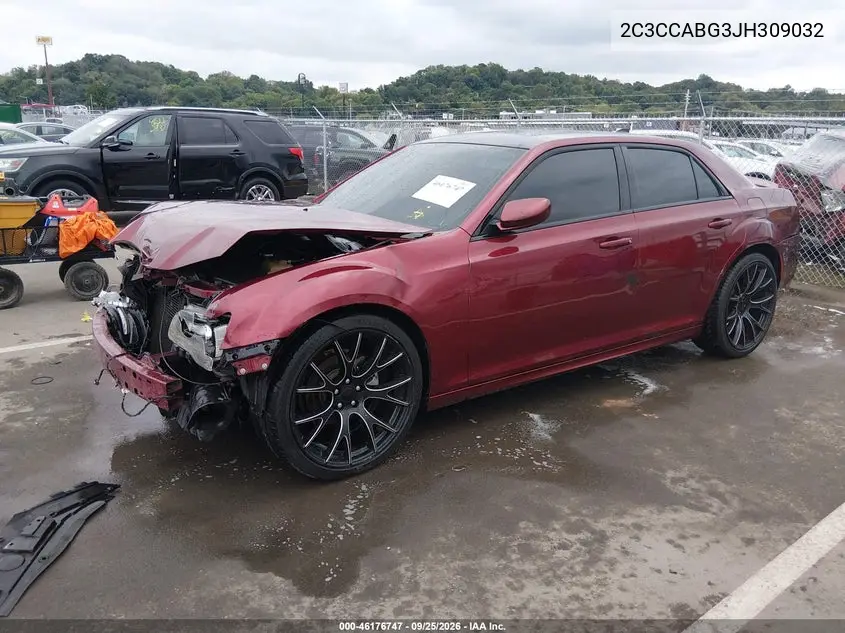 2018 CHRYSLER 300 VIN 2C3CCABG3JH309032 — фото 2