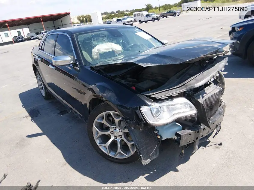 CHRYSLER 300 2018, VIN 2C3CCAPT1JH275890