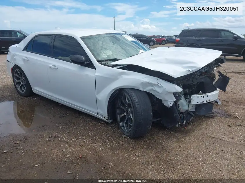 CHRYSLER 300 2018, VIN 2C3CCAAG5JH320051