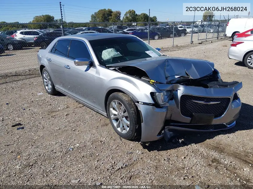 CHRYSLER 300 2018, VIN 2C3CCAKG6JH268024