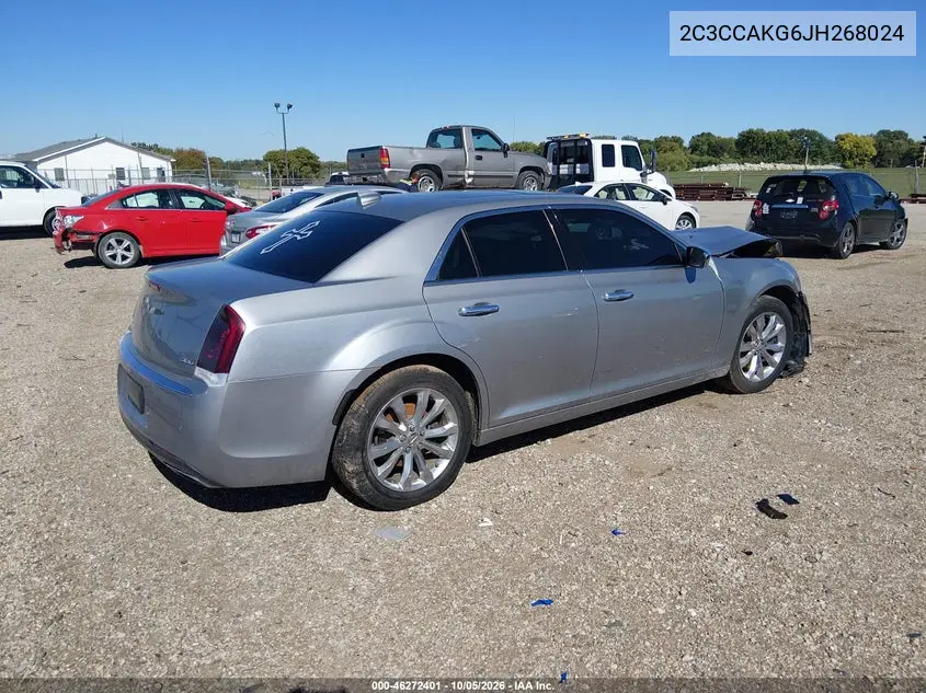 2018 CHRYSLER 300 VIN 2C3CCAKG6JH268024 — фото 4