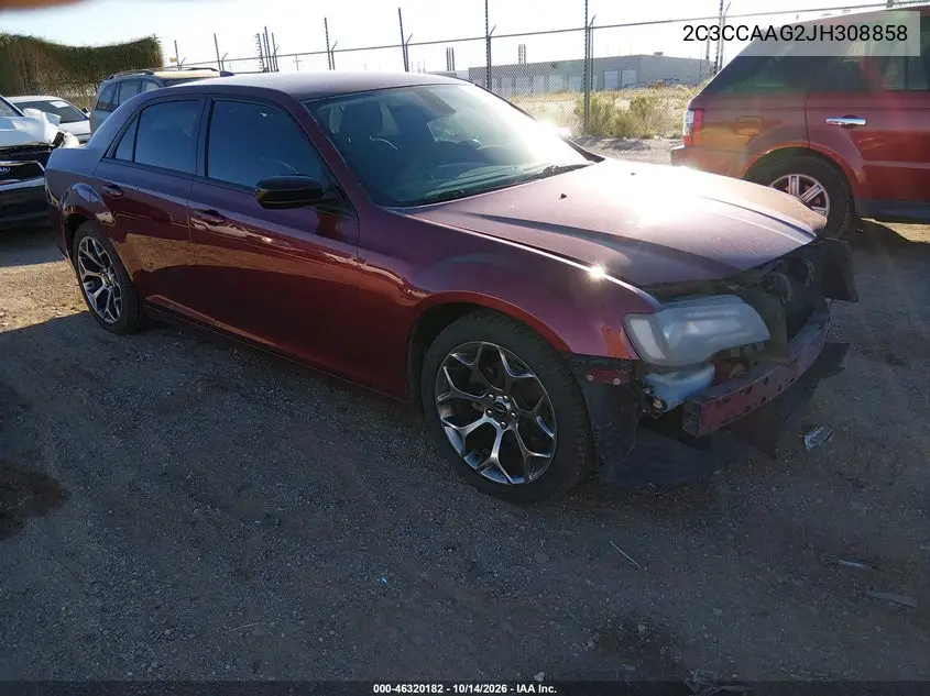 CHRYSLER 300 2018, VIN 2C3CCAAG2JH308858