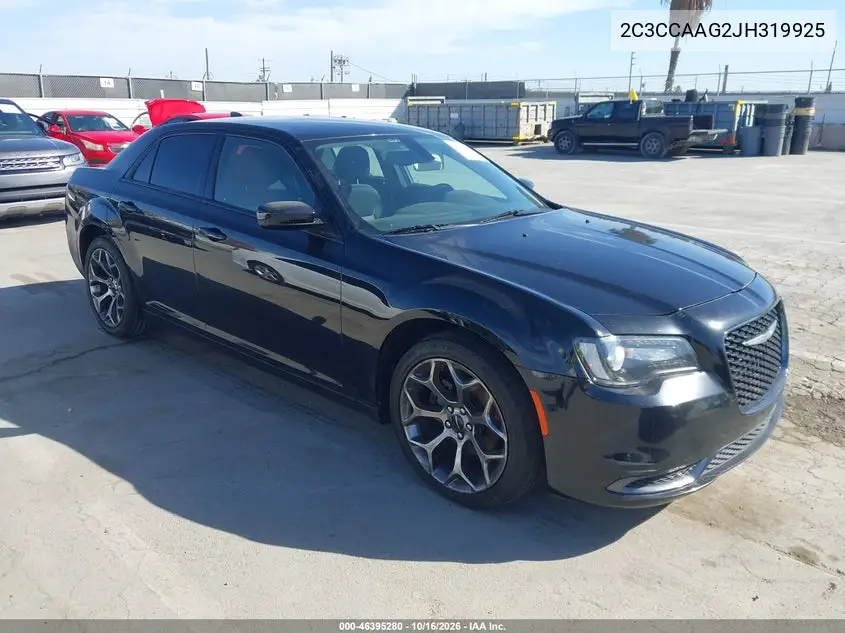 CHRYSLER 300 2018, VIN 2C3CCAAG2JH319925