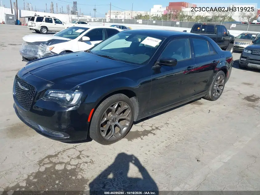 2018 CHRYSLER 300 VIN 2C3CCAAG2JH319925 — фото 2