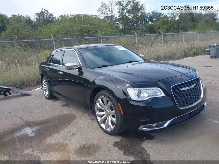 CHRYSLER 300 2018, VIN 2C3CCAEG5JH159355