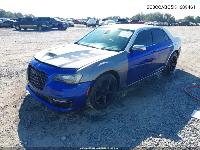 2019 CHRYSLER 300 VIN 2C3CCABG5KH689461 — фото 2