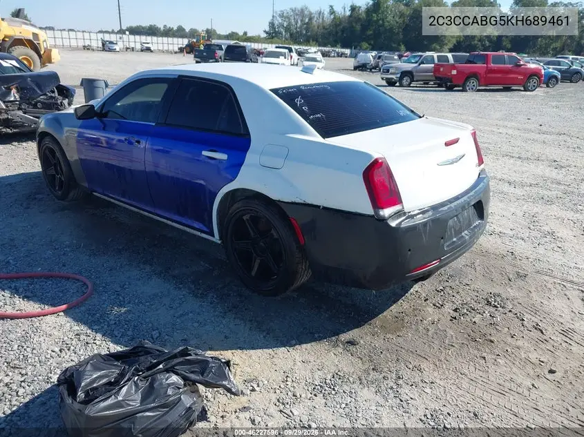 2019 CHRYSLER 300 VIN 2C3CCABG5KH689461 — фото 3