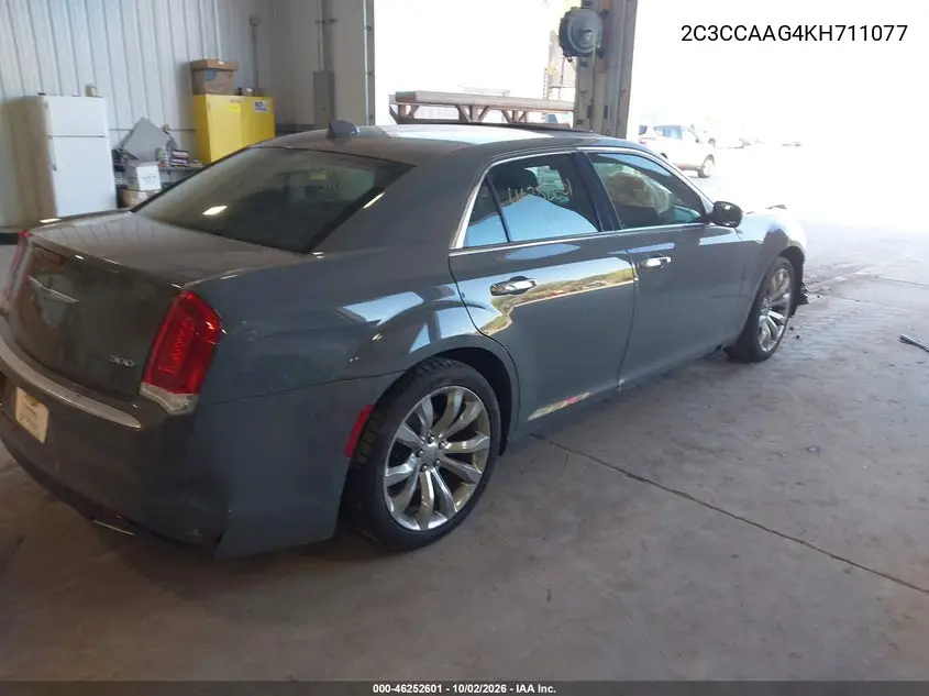 2019 CHRYSLER 300 VIN 2C3CCAAG4KH711077 — фото 4