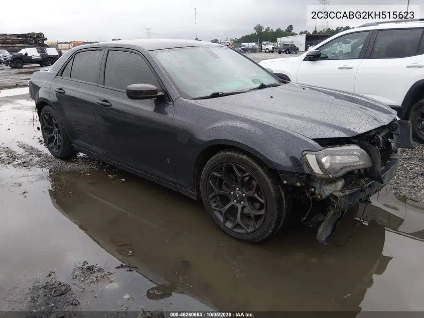 CHRYSLER 300 2019, VIN 2C3CCABG2KH515623