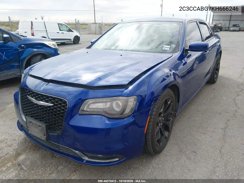 2019 CHRYSLER 300 VIN 2C3CCABG7KH666246 — фото 2