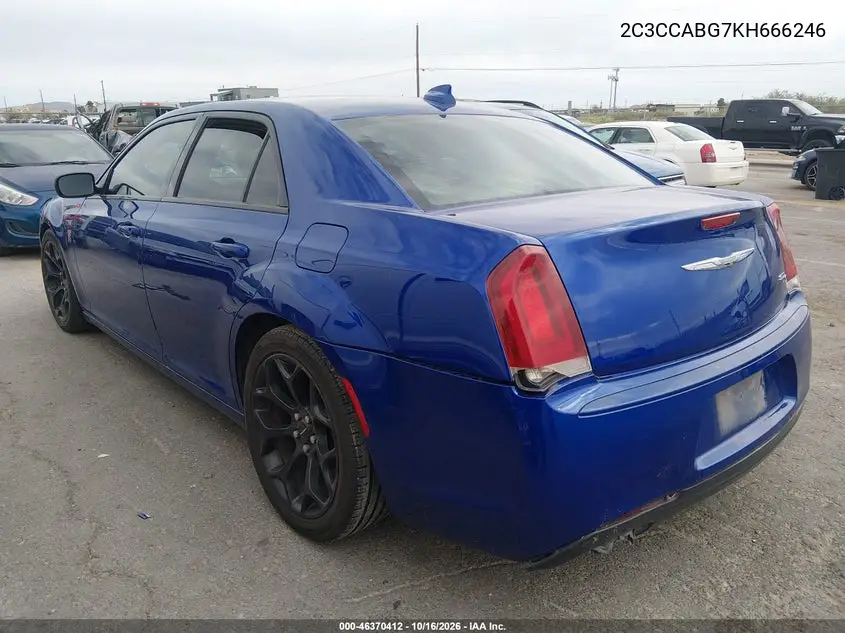 2019 CHRYSLER 300 VIN 2C3CCABG7KH666246 — фото 3