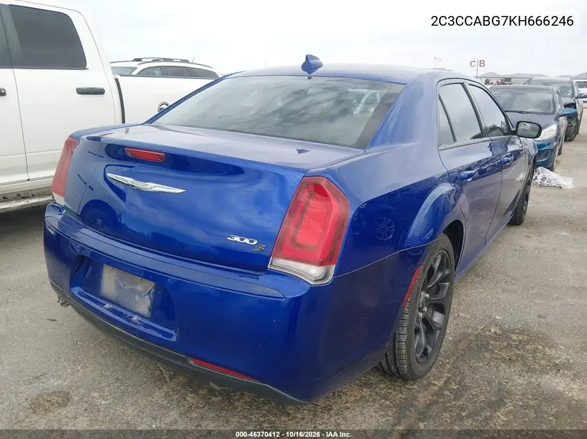 2019 CHRYSLER 300 VIN 2C3CCABG7KH666246 — фото 4