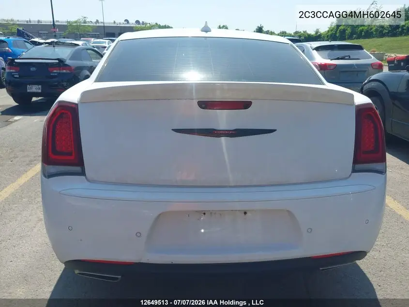 2021 CHRYSLER 300 VIN 2C3CCAGG4MH602645 — фото 17