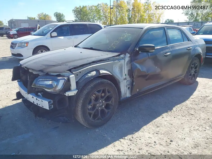 2021 CHRYSLER 300 VIN 2C3CCAGG4MH592487 — фото 2