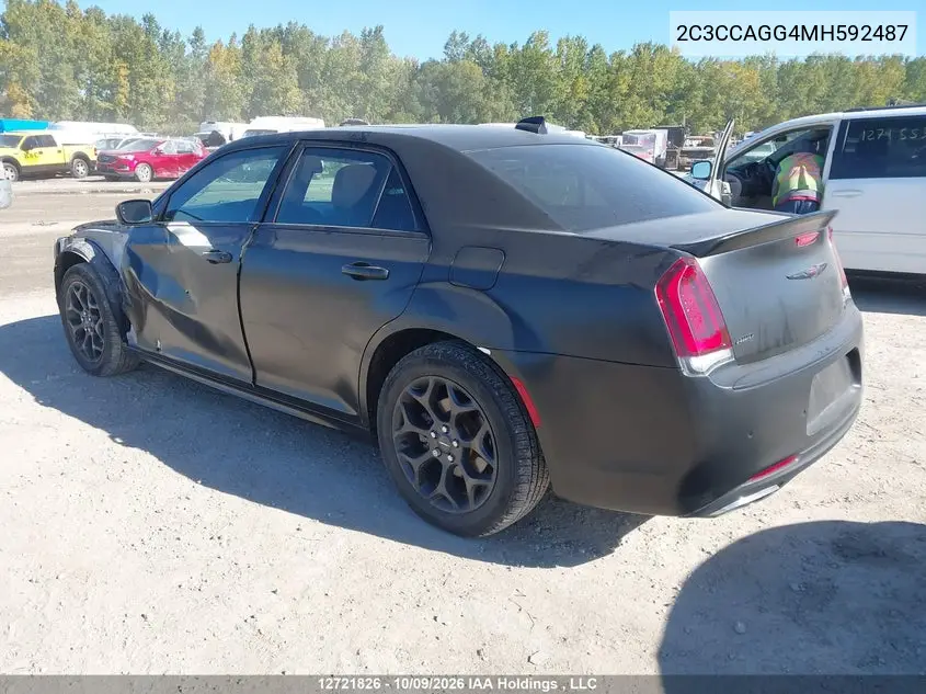 2021 CHRYSLER 300 VIN 2C3CCAGG4MH592487 — фото 3