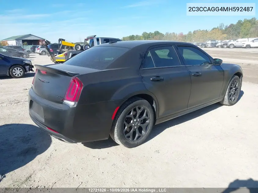 2021 CHRYSLER 300 VIN 2C3CCAGG4MH592487 — фото 4