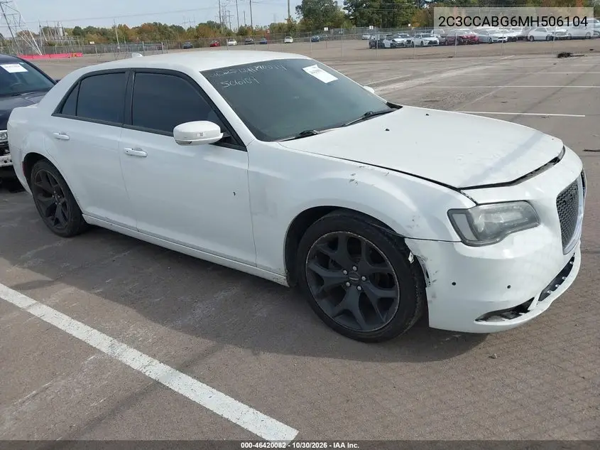 CHRYSLER 300 2021, VIN 2C3CCABG6MH506104