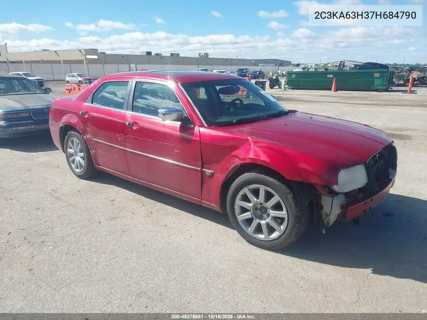 CHRYSLER 300C 2007, VIN 2C3KA63H37H684790
