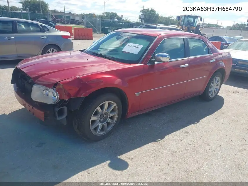 2007 CHRYSLER 300C VIN 2C3KA63H37H684790 — фото 2