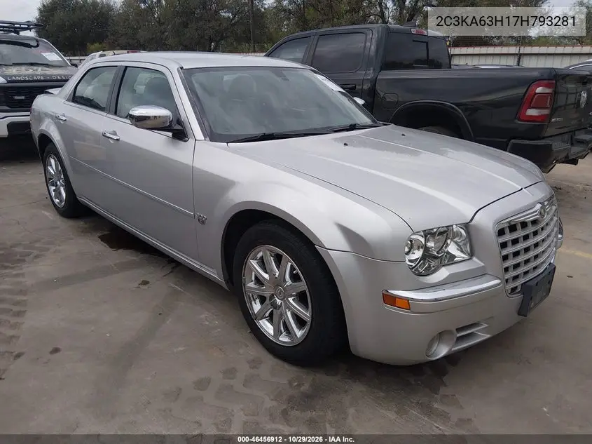 CHRYSLER 300C 2007, VIN 2C3KA63H17H793281