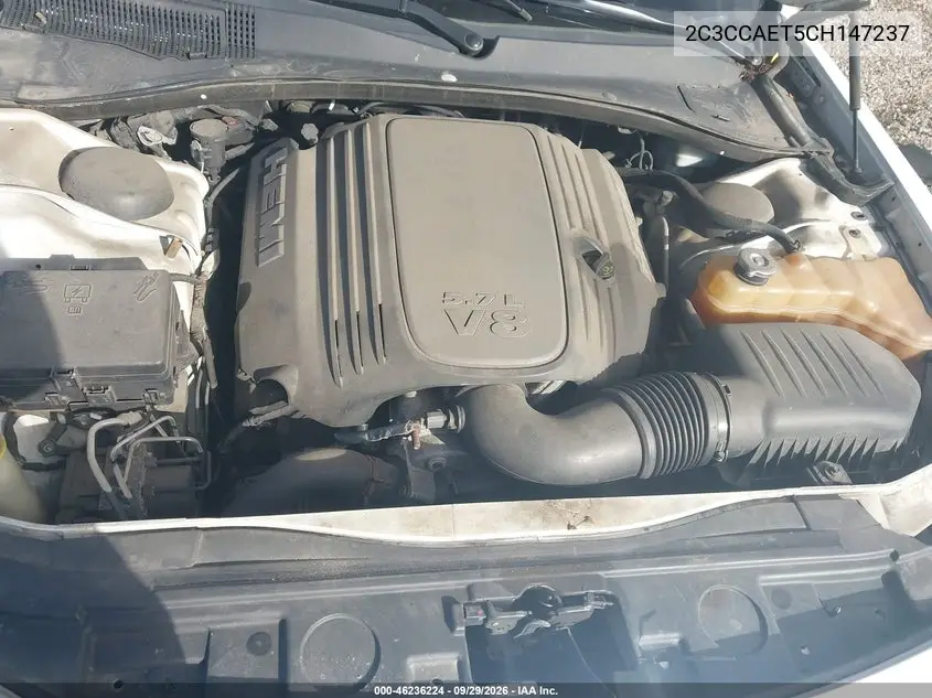 2012 CHRYSLER 300C VIN 2C3CCAET5CH147237 — фото 10