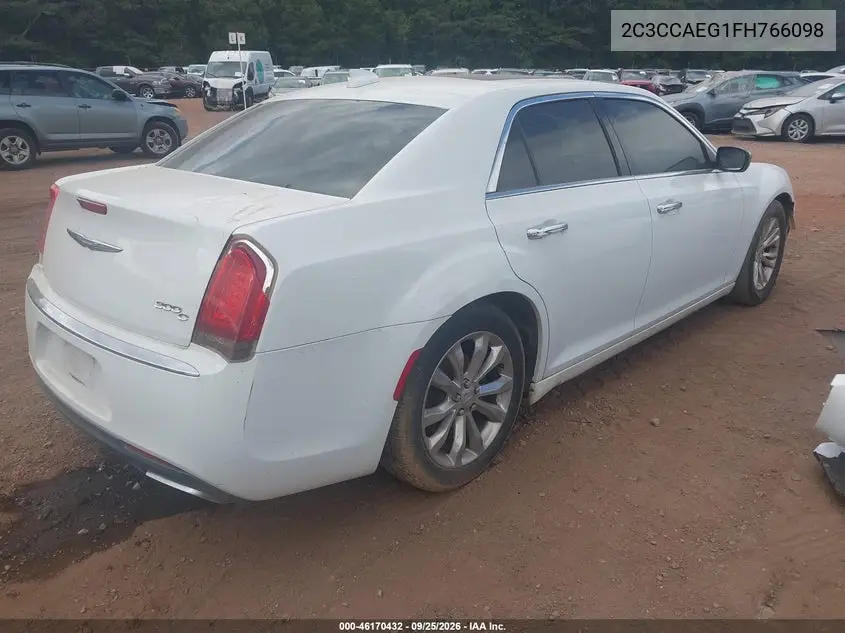 2015 CHRYSLER 300C VIN 2C3CCAEG1FH766098 — фото 4
