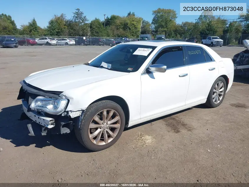 2015 CHRYSLER 300C VIN 2C3CCASG0FH873048 — фото 2