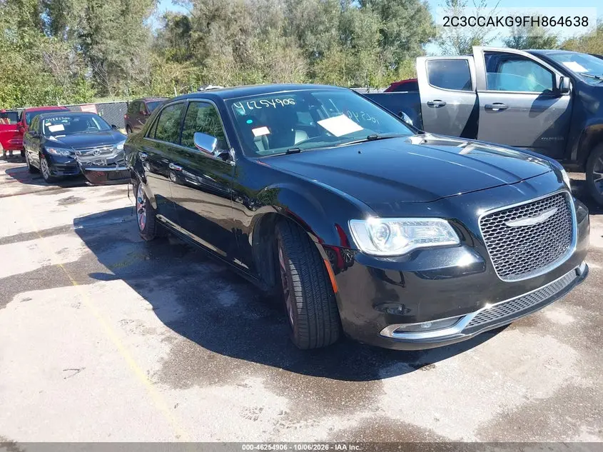 CHRYSLER 300C 2015, VIN 2C3CCAKG9FH864638