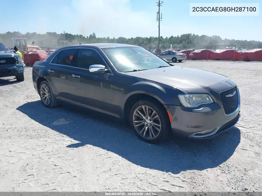 CHRYSLER 300C 2016, VIN 2C3CCAEG8GH287100