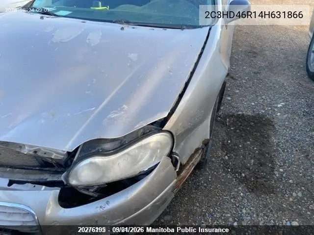 2004 CHRYSLER CONCORDE VIN 2C3HD46R14H631866 — фото 2
