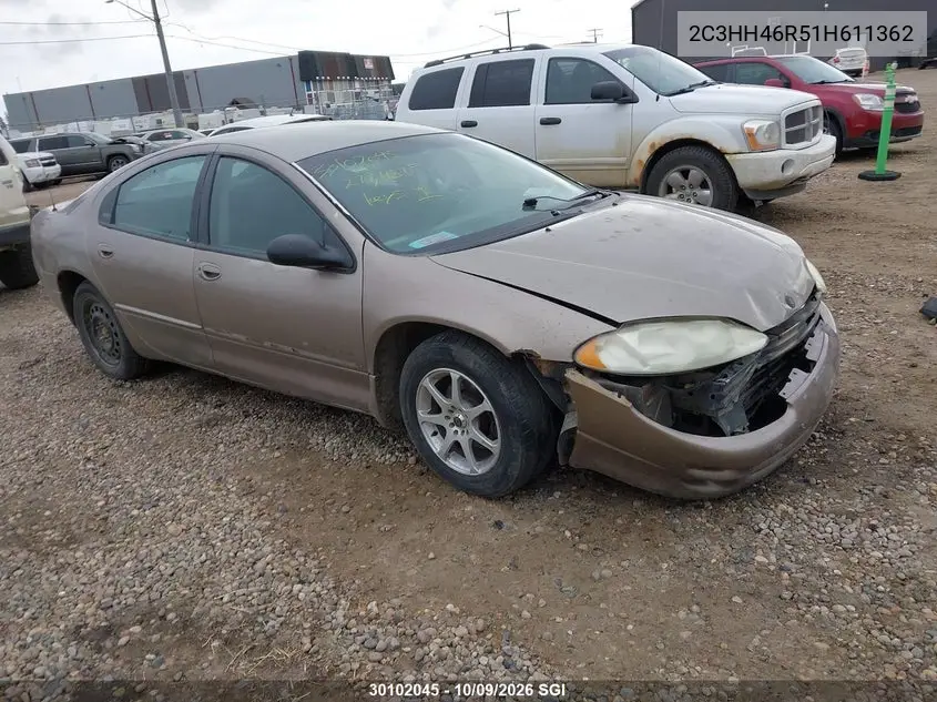 CHRYSLER INTREPID 2001, VIN 2C3HH46R51H611362