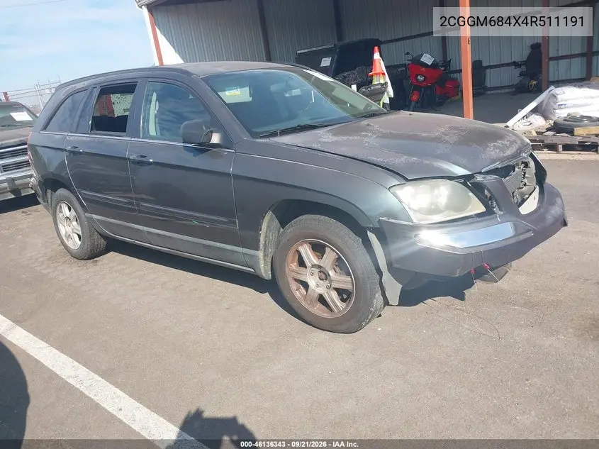 CHRYSLER PACIFICA 2004, VIN 2C4GM684X4R511191
