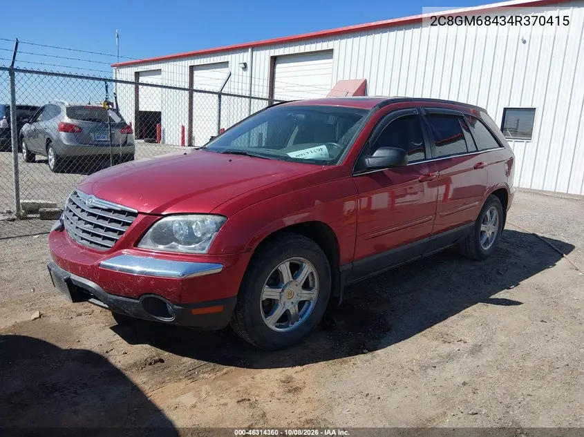 2004 CHRYSLER PACIFICA VIN 2C8GM68434R370415 — фото 2