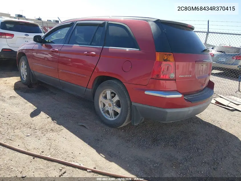 2004 CHRYSLER PACIFICA VIN 2C8GM68434R370415 — фото 3