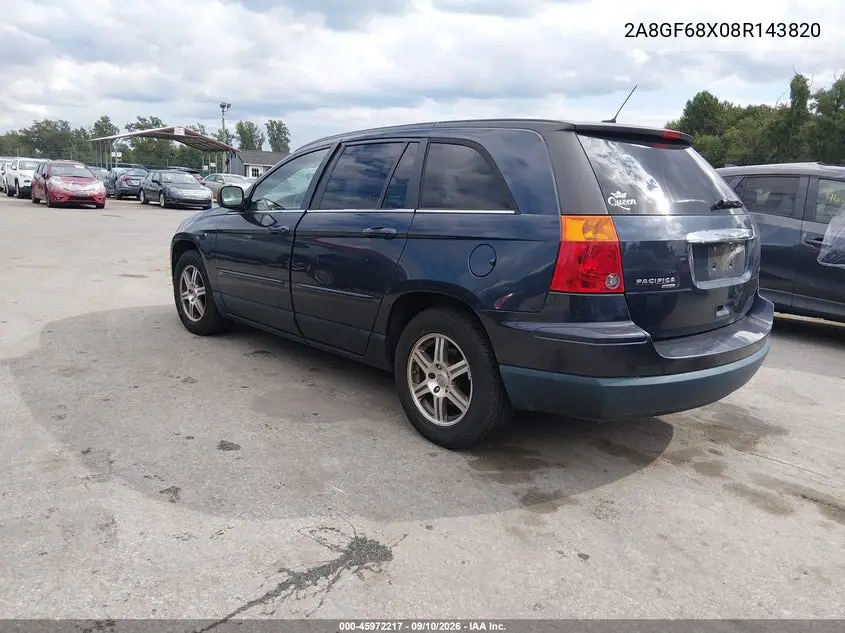 2008 CHRYSLER PACIFICA VIN 2A8GF68X08R143820 — фото 3