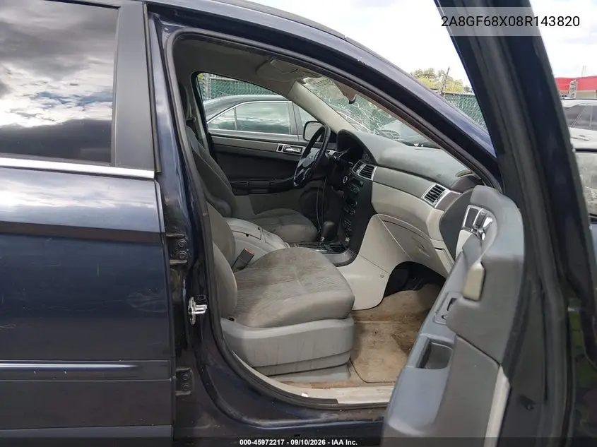 2008 CHRYSLER PACIFICA VIN 2A8GF68X08R143820 — фото 5