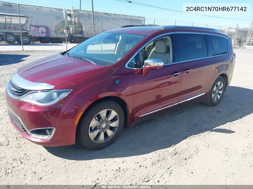 2017 CHRYSLER PACIFICA VIN 2C4RC1N70HR677142 — фото 2