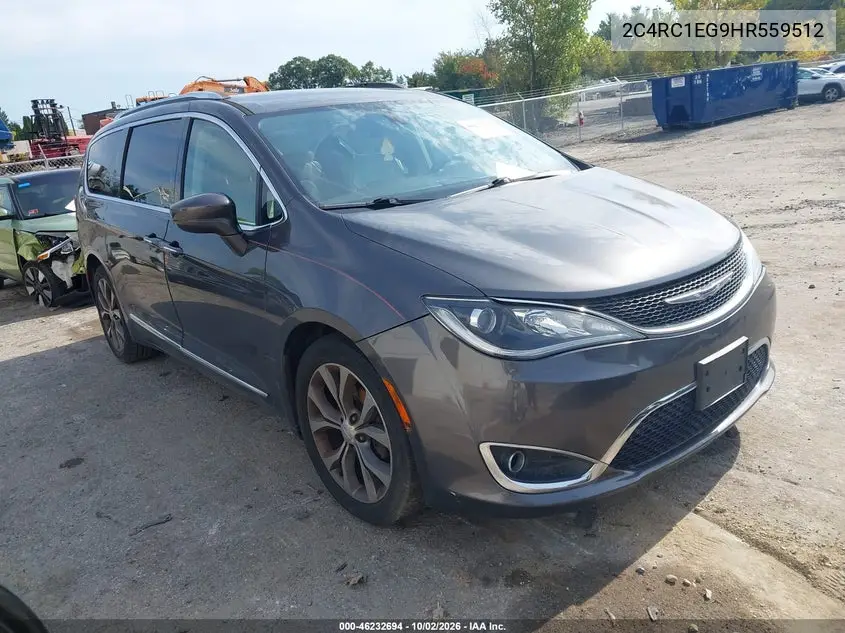 CHRYSLER PACIFICA 2017, VIN 2C4RC1EG9HR559512