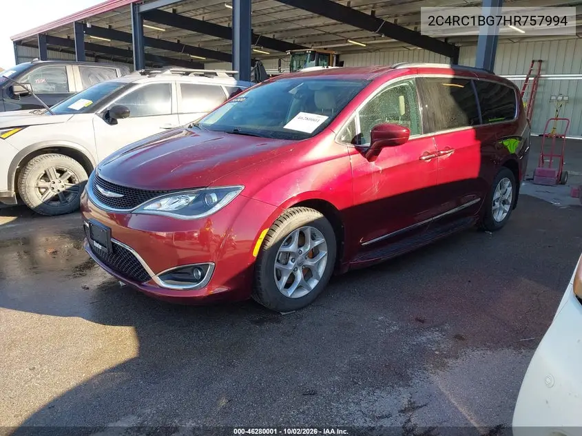 2017 CHRYSLER PACIFICA VIN 2C4RC1BG7HR757994 — фото 2